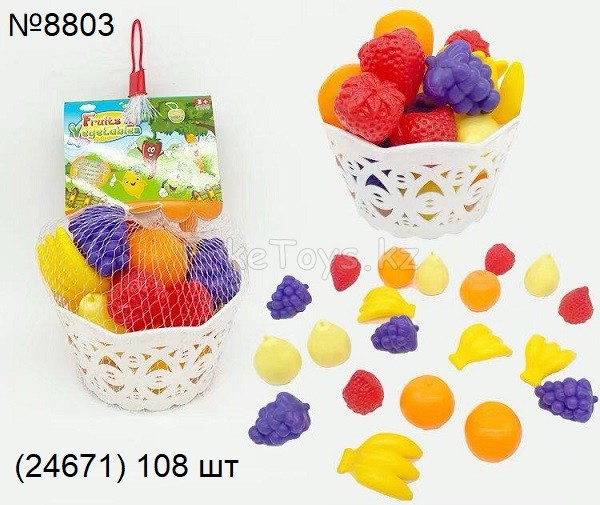 картинка Фрукты в корзине от магазина Игрушек