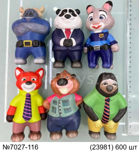 картинка Сквиш Зверополис 12 шт в уп от магазина Игрушек