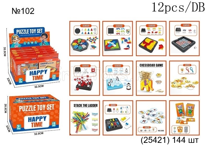 картинка Развивающие мини-игры 12 шт в уп от магазина Игрушек