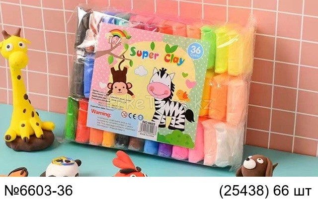 картинка Пластилин легкий 36 цв. от магазина Игрушек