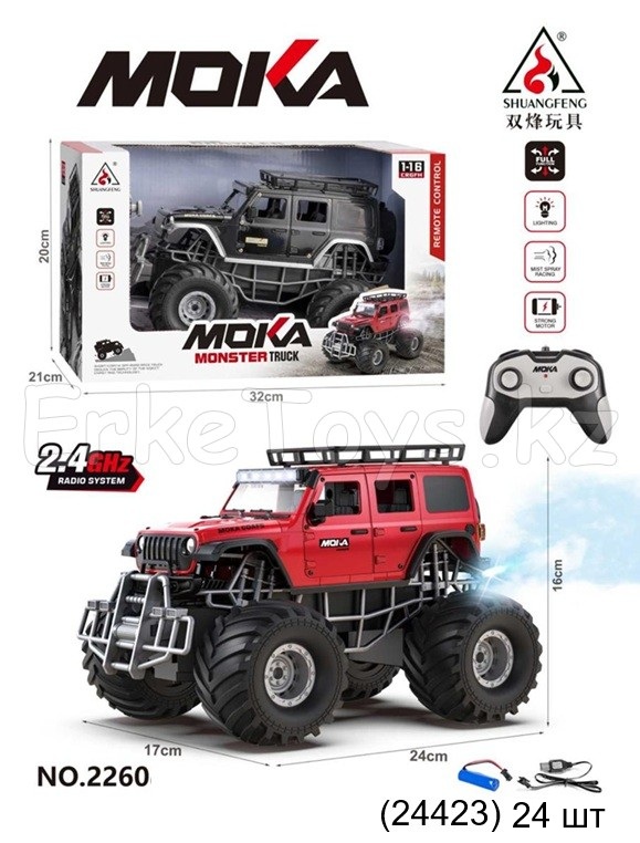 картинка Машина РУ Монстр трак MOKA от магазина Игрушек
