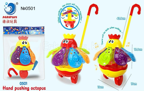 картинка Каталка Осьминог от магазина Игрушек