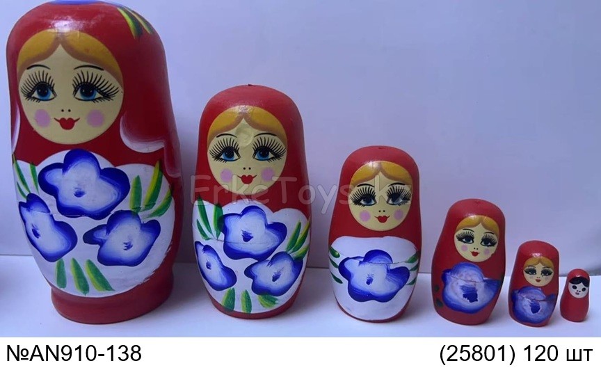 картинка Матрешка из 6 шт от магазина Игрушек