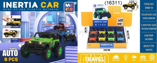 картинка Машина инерционная 8 шт в уп от магазина Игрушек